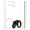 MANCAGE Cage de chasteté ManCage Modèle 25 - 9 x 3.5cm Noire